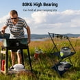 thumbnail image 2 of Camping 3 Tier Aluminum Alloy Multifunctional Storage Rack Oxford Cloth Panel Picnic Rack, 2 of 5