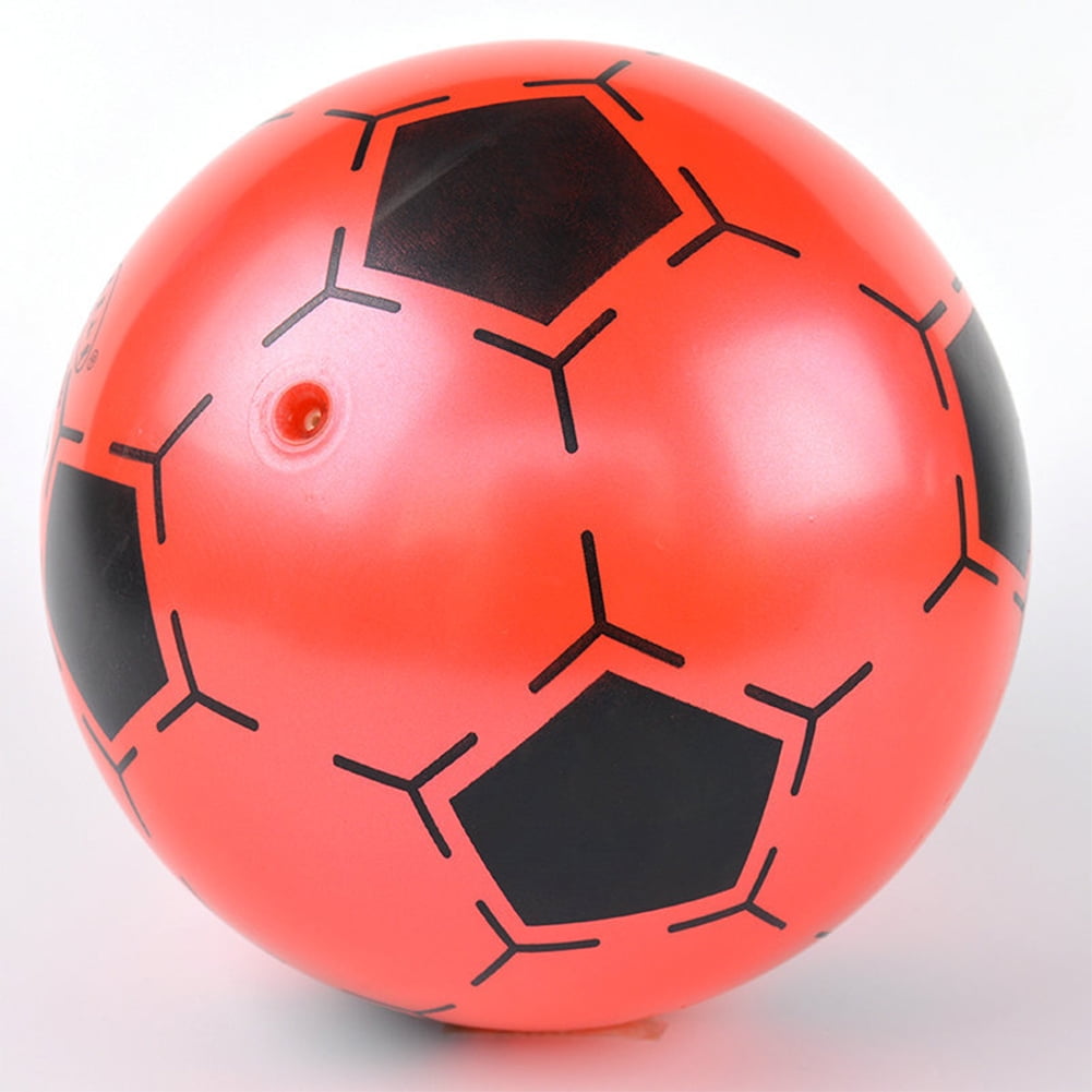 Details about   Boys Girls Toy Soccer Ball Inflatable PVC Soft Sports Rainbow Colors Ball Toy 