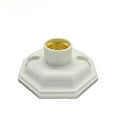 thumbnail image 3 of OULII Lamp Holder Socket Light Bulb Base Octagon White 1Pack, 3 of 5