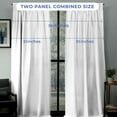 thumbnail image 4 of Kotton Culture Triple Pinch Pleated Curtains Thermal Room Darkening Semi Blackout Pinch Pleat Drapes for Window, Sliding, Patio Door, Home, Office, Nursery W(35"+35") L45 (2 Panels Combined, White), 4 of 9