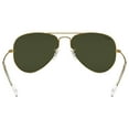thumbnail image 4 of Ray-Ban Men's Aviator RB3025-L0205-58 Gold Sunglass, 4 of 6