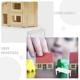 thumbnail image 4 of 2pcs Doll House Bench Miniature Bench Mini Park Garden Patio Unpainted Armrest Bench, 4 of 6