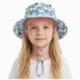 thumbnail image 5 of TOWED22 Kids Sun Hat UPF 50+ Quick Dry Foldable Bucket Hat Lightweight Adjustable Fishing Safari Hat for Girls and Boys(Sky Blue,3-6 Y), 5 of 5
