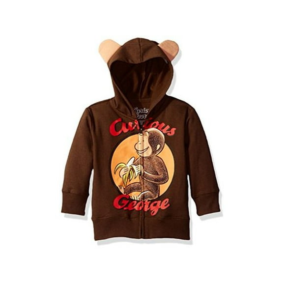 Curious George Little Boys' Toddler Character Hoodie