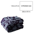 thumbnail image 3 of weibbin Thickened Stripe Series Velvet Blanket Sofa Nap Flannel Leisure Blanket, 3 of 6