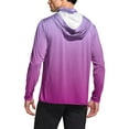 thumbnail image 5 of UVEASISHA Sun Hoodie Men with Face Mask & Thumb Holes Lightweight Long Sleeve Fishing Shirts Summer SPF Rash Guard UV Protection Hiking Hooded Shirt Hot Pink L, 5 of 8