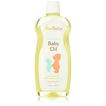 Olive Babies Softening Baby Oil, 12 fl.oz