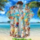 thumbnail image 3 of Camisa hawaiana con estampado 3D de helado para hombre, blusa con gráfico costero, camisas de manga corta para playa, surf, vacaciones de verano, 3 of 5