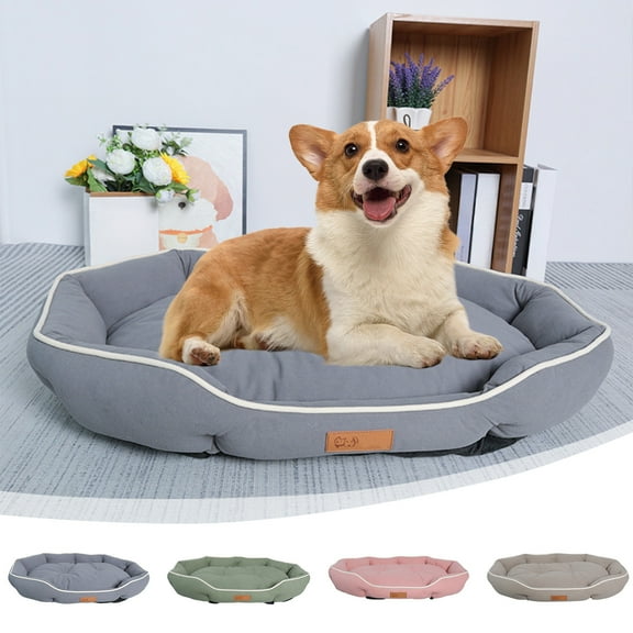 Viflosae Dog Crate Bed Dog Bed Large Dog Kennel for All Seasons Pet Kennel Pet Mat Medium-Sized Dog Ingot Shaped Dog Mat Dog Bed Pet Mat for Indoor Cats