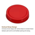 thumbnail image 4 of Uxcell 70mm/2.76" Regular Mouth Tin Plate Mason Jar Lids for Canning Jars Red 8Pack, 4 of 6