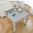 thumbnail image 2 of nygtbtfer Blue Red Tablecloth, Fitted Table Cover with Elastic for Tables, Botanical Table Cloth Outdoor Dinning Party Tablecloths, 2 of 7