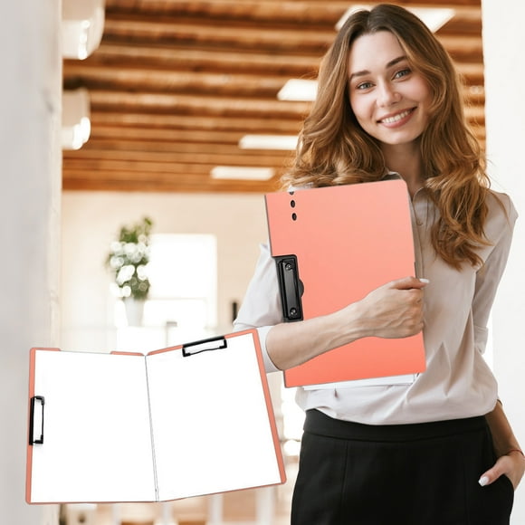 Decoración del hogar, decoración de habitaciones, decoración de paredes, carpeta con clip A4, suministros de oficina, tablero de escritura, clip de datos grueso, carpeta de plástico para registros de