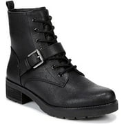 SOUL Naturalizer Womens Quaid Combat & Lace-up Boots Black 7M