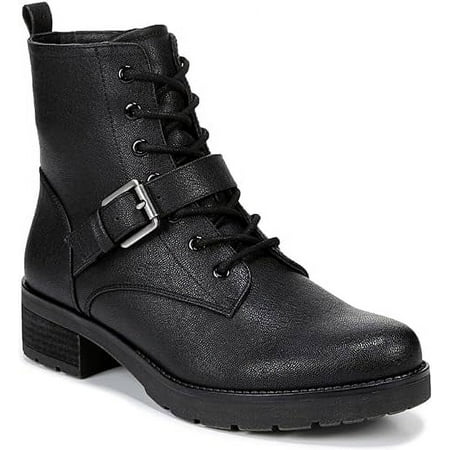 SOUL Naturalizer Womens Quaid Combat & Lace-up Boots Black 7M
