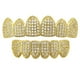 thumbnail image 1 of Seitruly Conjunto de parrilla de de hip hop Parrillas dentales Colmillos de Decoración de de hip hop Cubierta de para cuidado de los oídos Oro Seitruly CE003139-01, 1 of 6
