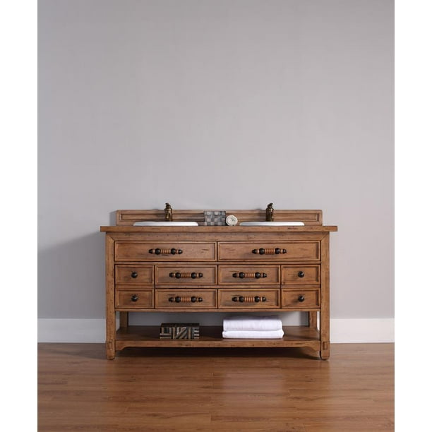 James Martin Malibu 60" Double Vanity In Honey Alder