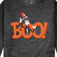 thumbnail image 3 of Dr. Seuss - Boo Cat - Men's Crew Neck Fleece Pullover, 3 of 7