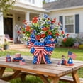 thumbnail image 7 of Independence Day Goose Clothing, Patriotic Outfit for 23 Inch Porch Goose, Red White Blue Costume Set for 4th of July Patio Garden Decoration, 7 of 7