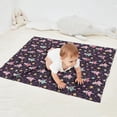 thumbnail image 2 of Cartoon Unicorn Star Heart Pattern Blanket,Comfortable Soft Flannel Throw Blanket,All Season,Warm Lightweight Blankets for Sofa Bed Couch Living Room Chair,30"x40", 2 of 4