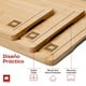 thumbnail image 3 of Juego 3 Tablas PARA Picar Ultrachef DE Madera DE Bambú Premium gruesas duraderas resistentes, 3 of 7