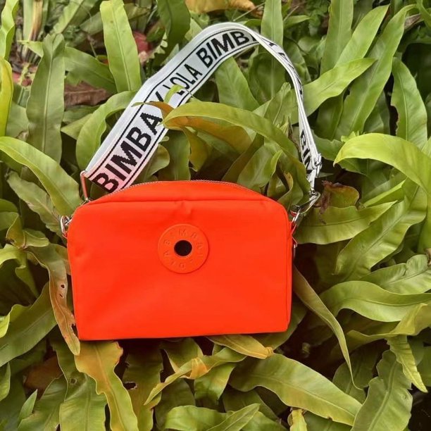 Nuevo bolso BIMBA español pequeño cuadrado, bolso de hombro con logo redondo, bolso cruzado con letras Y LOLA para mujer