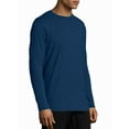 thumbnail image 2 of Hanes Men's and Big Men's Nano-T Long Sleeve Tee, Up To Size 3XL, 2 of 5