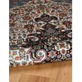 thumbnail image 5 of Linon Home Decor Emerald Area Rug Collection, Ivory and Blue, 6'7" x 9'7", 5 of 5