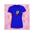 thumbnail image 2 of Playera Blusa De Puño Levantado Con Un Pañuelo Dia De La Mujer Color Azul Talla Chica Marca Emil SaEs, 2 of 4