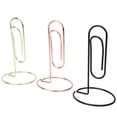 thumbnail image 3 of Memo Clip, Concise Exquisite Office Organizer Small Clamp Table Card Clip Holder, 3pcs For Shopping Malls For School Suitable For Office Suitable Young People, 3 of 8