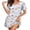 Bear Blue, variant on Ekouaer Nightgowns for Women Short Sleeve Sleep Shirts V Neck Nightshirts Soft Sleepshirt Caual T Shirt Sleepdress As Show S