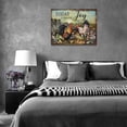 thumbnail image 4 of Farmhouse Chicken Wall Decor Rustic Rooster Pictures Wall Art Country Canvas Painting Modern Home Framed Artwork For Kitchen Bathroom Bedroom 12"X16", 4 of 6