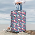 thumbnail image 7 of Fuzoiu happy Skull rose Print Suitcase Cover,Washable Luggage Covers for Suitcase,Elastic Luggage Protector Cover,Scratch Resistant Travel Suitcase Covers-Medium, 7 of 7