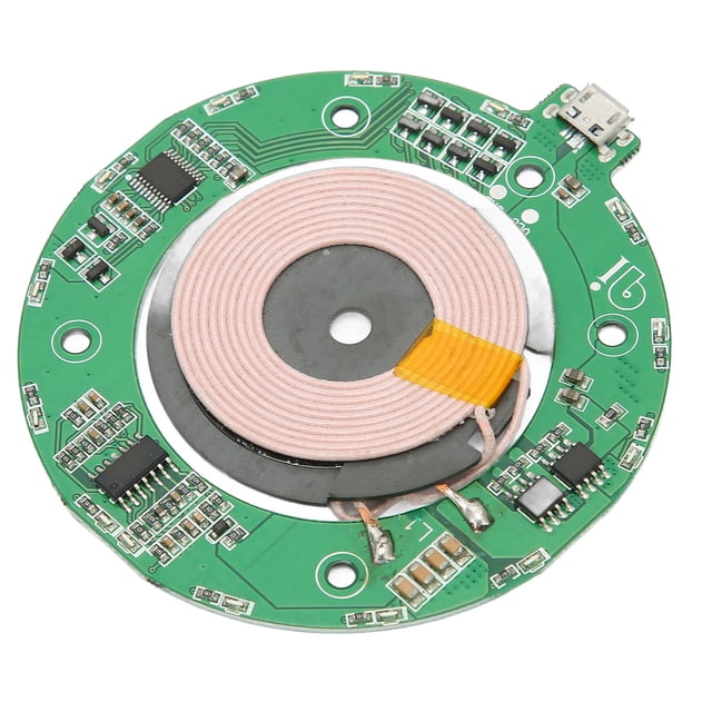Transmisor de cargador inalámbrico micro USB de 5 W, placa de circuito PCBA para proyectos de carga de automóviles