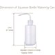 thumbnail image 2 of Irrigation Bottle Indoor Plant Watering Can Water Squirt Bottle Plastic Rinse Bottle For Eyelash Extensions Eye Wash Tattoo Lab (1pc), 2 of 4