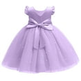 thumbnail image 5 of Xdegoge Girls Clothing Dresses for Girls 7-8 Puffy Tutu Sundress Ruffle Sleeve Double Fluffy Tiered Tulle Summer Dresses Wedding Birthday Party Princess Ball Gown Vestido Casual, 5 of 5
