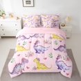 thumbnail image 2 of Castle Fairy Animal Dino Bedding Comforter Set,Woodland Wildlife King Bedding Sets, 2 of 8