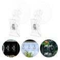 thumbnail image 3 of 6pcs Aquarium Food Clips With Strong Suction Cups Rotatable Fish Tank Feeder Clips Plastic Fish Feeding Rings For Seaweed And Vegetables, 3 of 9