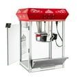 thumbnail image 3 of Olde Midway Vintage-Style Tabletop Popcorn Machine Maker Popper with 8 Ounce Kettle, Red, 3 of 7