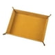 thumbnail image 3 of Juego de bandejas de dados plegables Broches de metal Decoración del hogar Rectángulo grande para oficina Amarillo Franela Cola Titular de la tirada de dados, 3 of 8