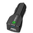 thumbnail image 6 of 24W USB Adaptive Qualcomm 3.0 Fast Car Charger Quick Charge with Smart Detect Ultra Compact Black E8 for Amazon Fire HD 10 8, Kindle DX Fire HD 6 7 8.9 HDX 7 8.9 - iPad 4 Air 2, Mini 2 3 4, Pro 9.7, 6 of 6