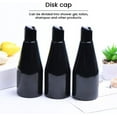 thumbnail image 7 of 50 Pack Press Disc Caps 24/410 Black Dispensing Press Cap Bottle Closure for Plastic Bottles, 7 of 7