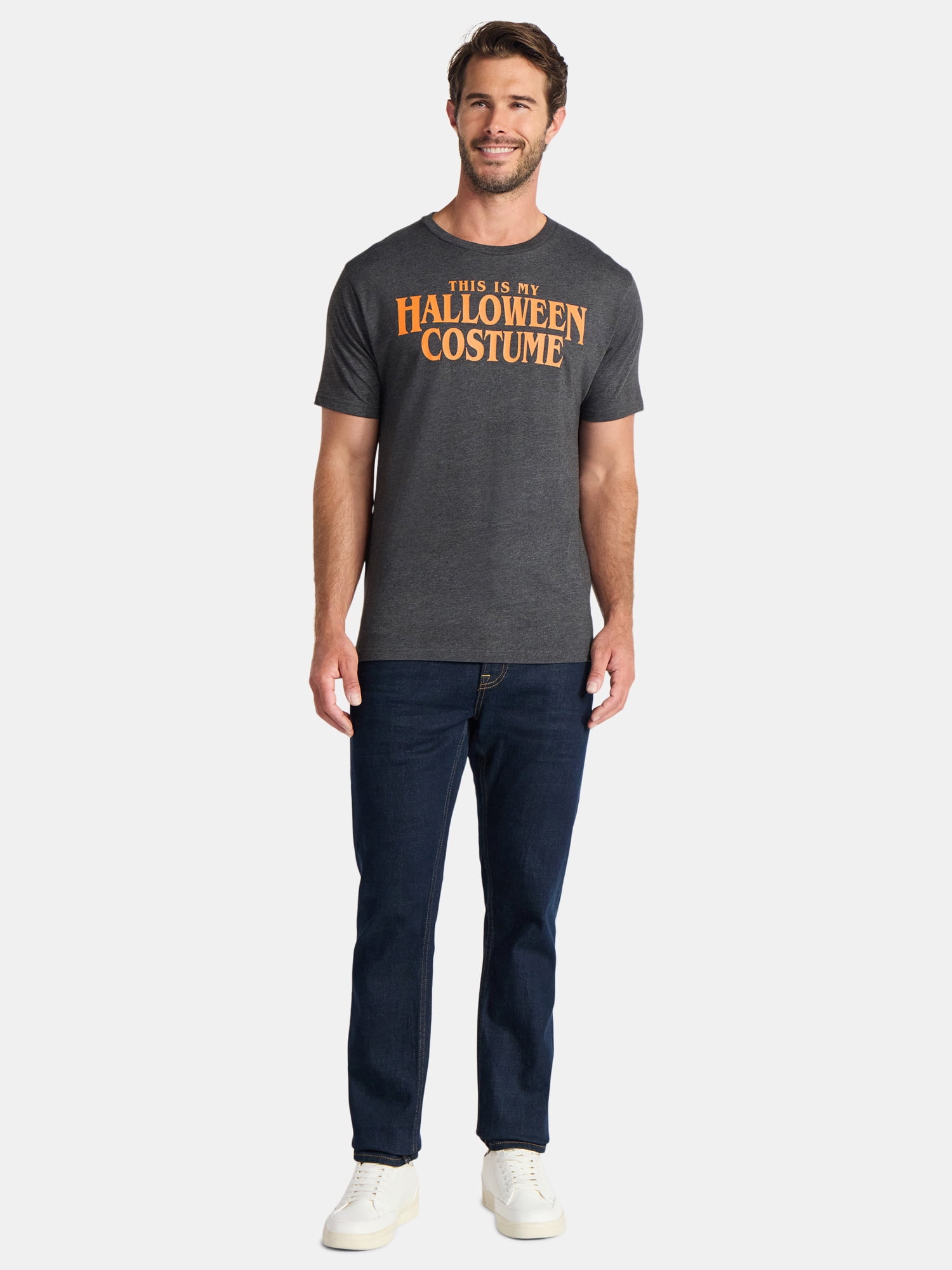 Halloween Men's This Is My Costume Graphic Tee from Way to Celebrate, Sizes XS-3XL