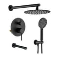 thumbnail image 4 of Kibi Circular Pressure Balanced 3-Function Shower System with Rough-In Valve, 4 of 5
