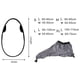 thumbnail image 3 of Cubierta de spray Cola 2xUniversal Ajustable Kayak Canoa XL Azul, 3 of 8