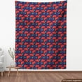 thumbnail image 4 of Ambesonne Vintage Fabric by the Yard Upholstery, Poppy Meadow Blossom Garden, 1 Yard, Vermilion and Quartz, 4 of 5