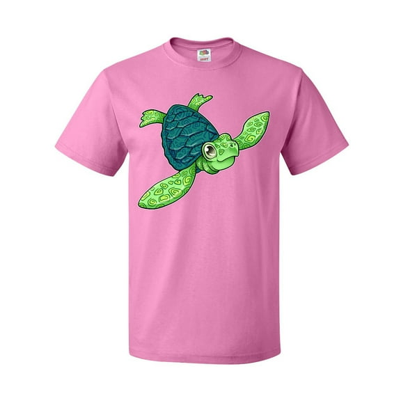Inktastic Sea Turtle with Swirls T-Shirt