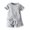 Gray, variant on WOLLED Toddler Baby Boys Summer Outfits Newborn Short Sleeve Cotton Shirts & Casual Shorts