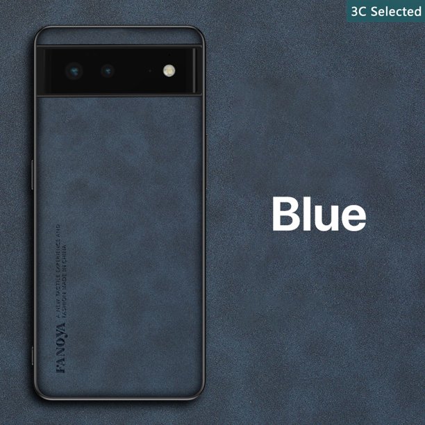 Funda Cuero Gamuza Para Google Pixel 6 Pro Case Toque Cómodo Anti-huella digital Botones a prueba de golpes Presione fácilmente Proteger la cámara Proteger la pantalla Anti-caída Borde de TPU suave Gao Jiahui unisex
