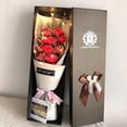 thumbnail image 3 of Caja de regalo de flores de jabón Regalo de San Valentín Regalo de cumpleaños Rosa Novia Esposa Clavel Regalo para mamá, 3 of 5