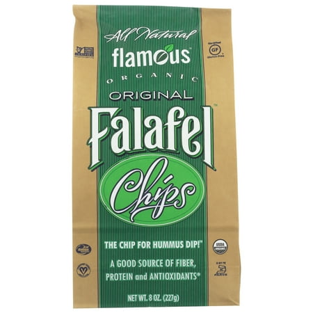 Flamous Falafel Chip Low Sodium, 8 Oz